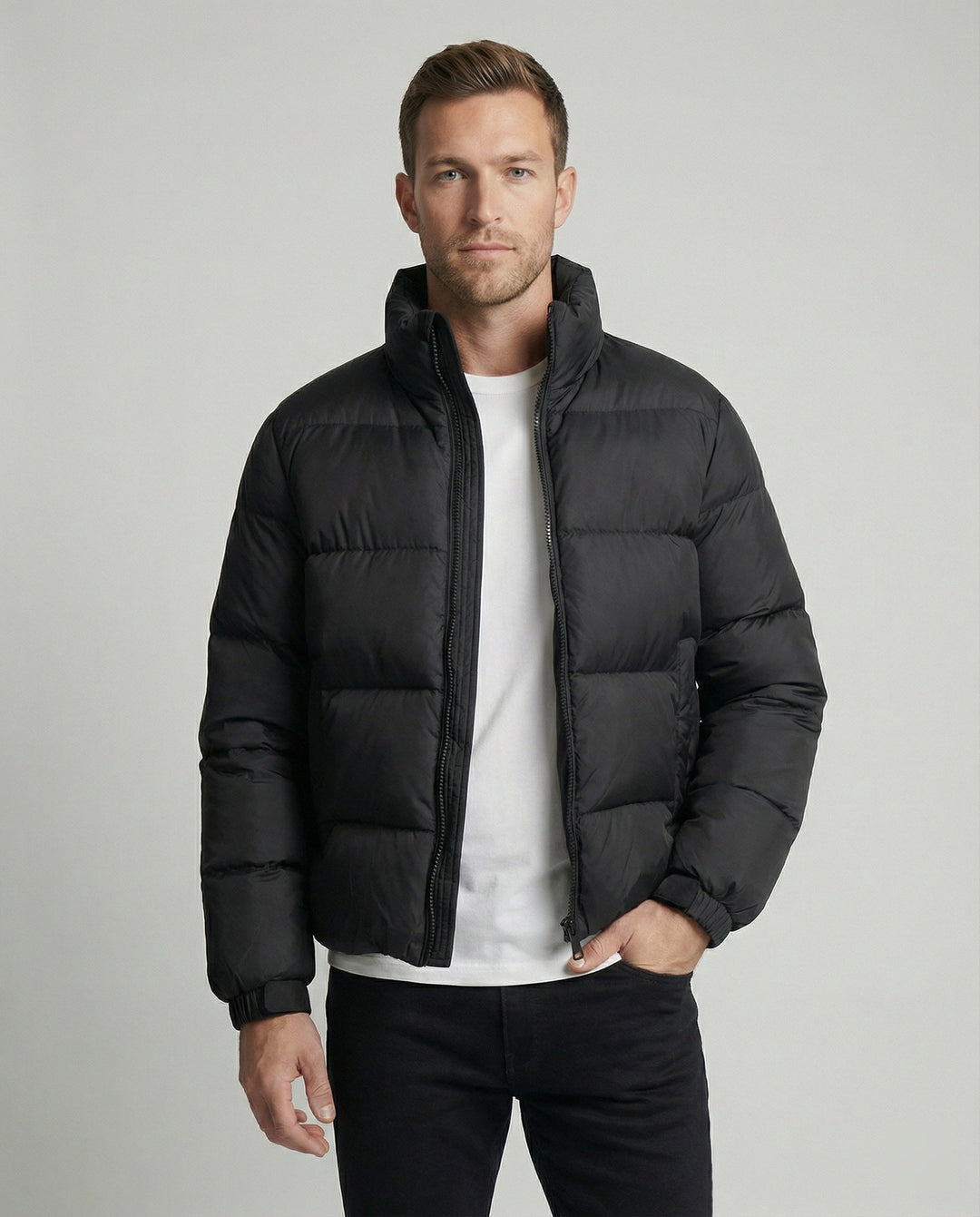Niklas | Veste matelassée zippée à col officier