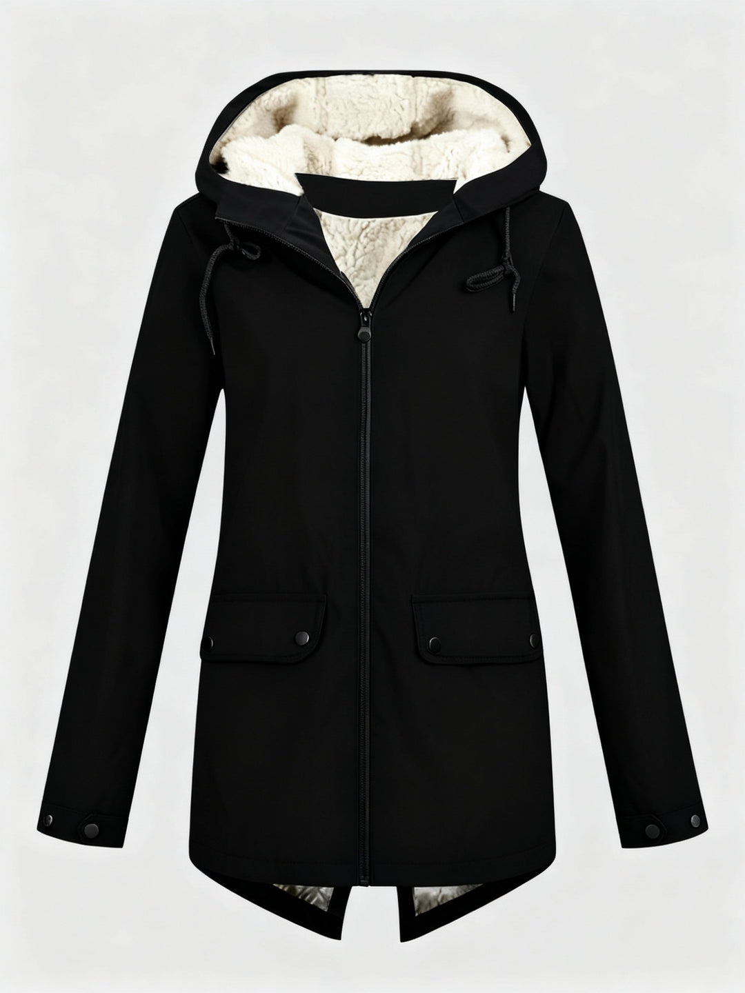 Nora | Parka con capucha e interior afelpado