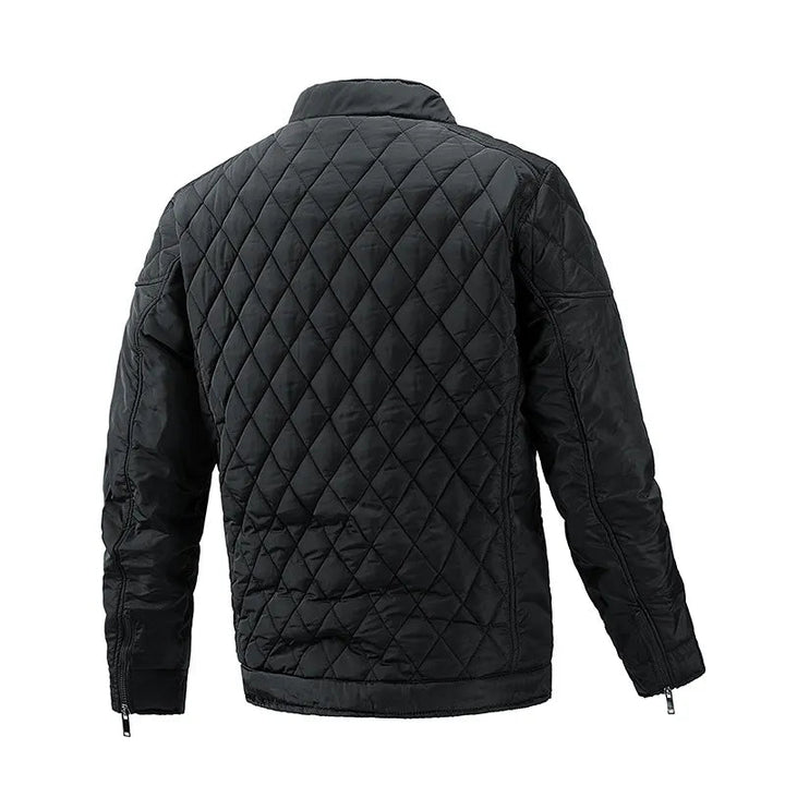 Aris | Veste matelassée en losanges à col montant