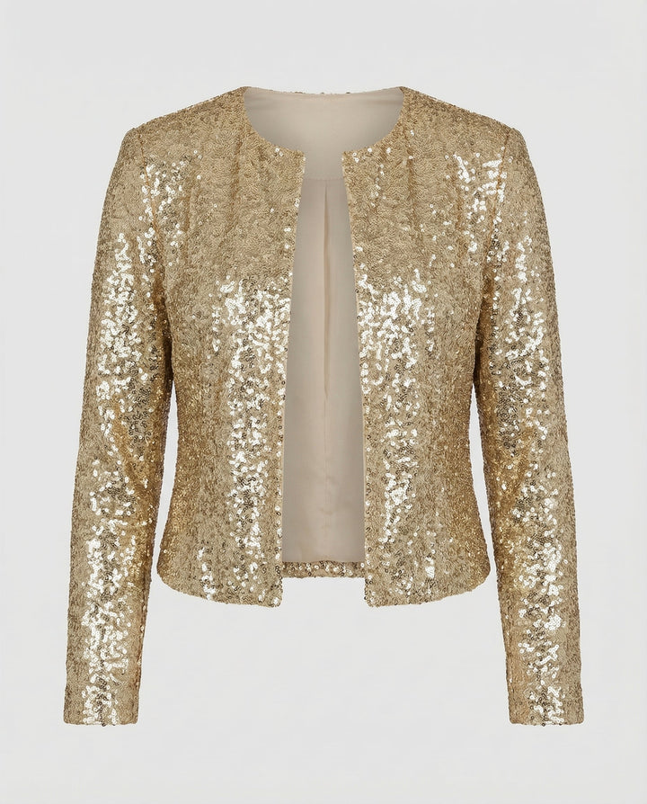 Mara | Veste courte à texture pailletée