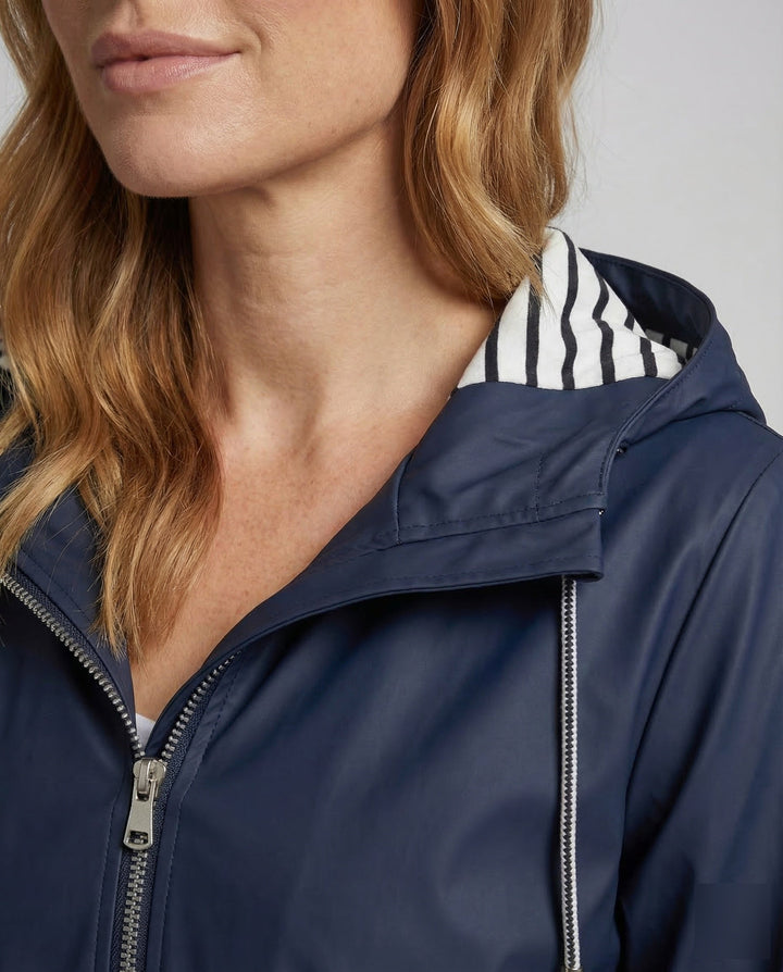 Liora | Parka larga con capucha y cremallera