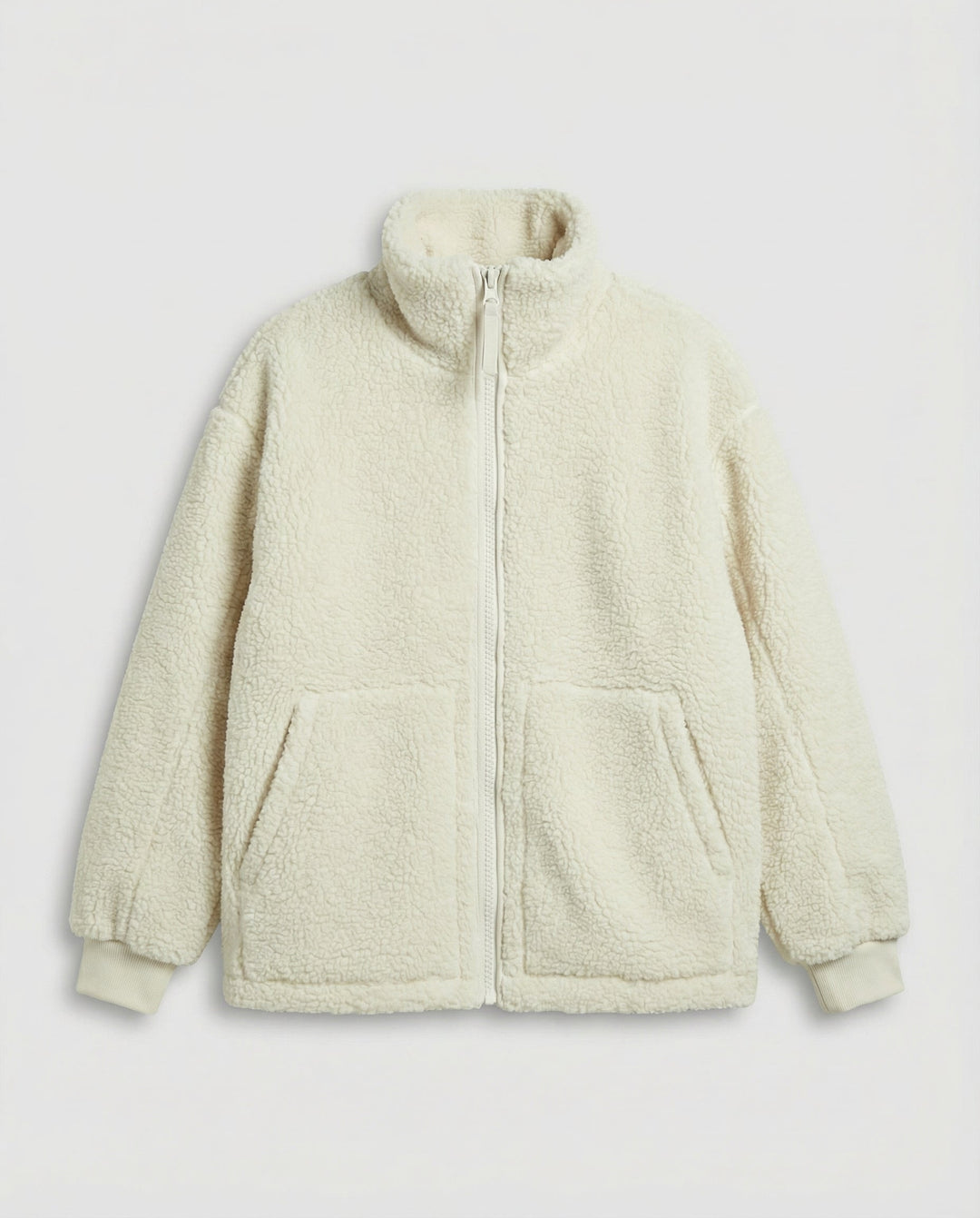 Lennox | Giacca con zip e collo ampio in pile