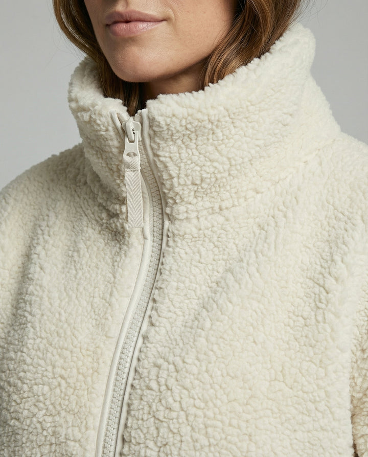 Lennox | Giacca con zip e collo ampio in pile