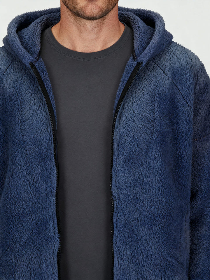 Mara | Fleece-Hoodie mit durchgehendem Reißverschluss