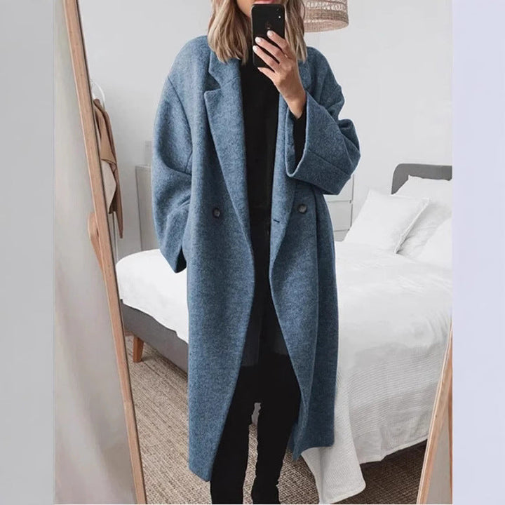 Alina | Jas met textuur en brede revers