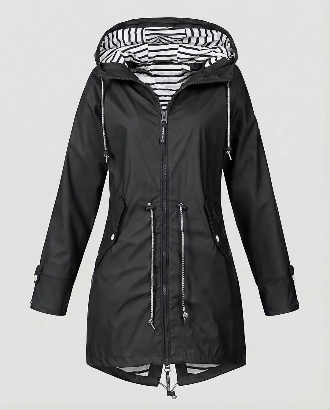 Liora | Parka larga con capucha y cremallera