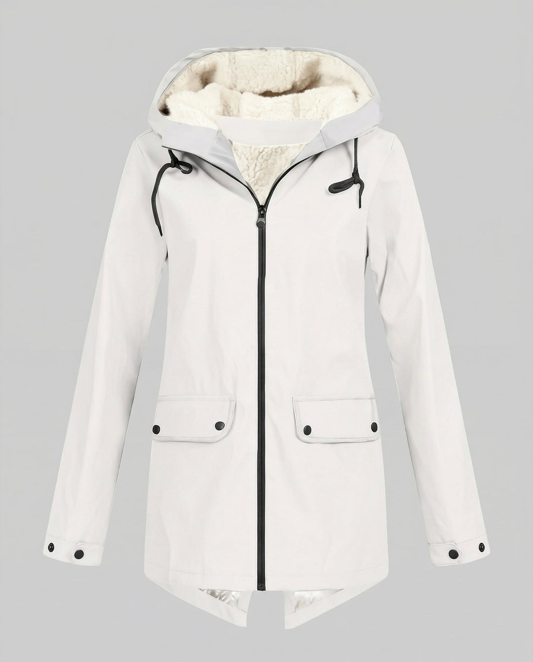 Nora | Parka con capucha e interior afelpado