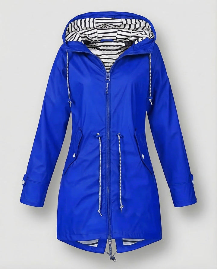 Liora | Parka larga con capucha y cremallera