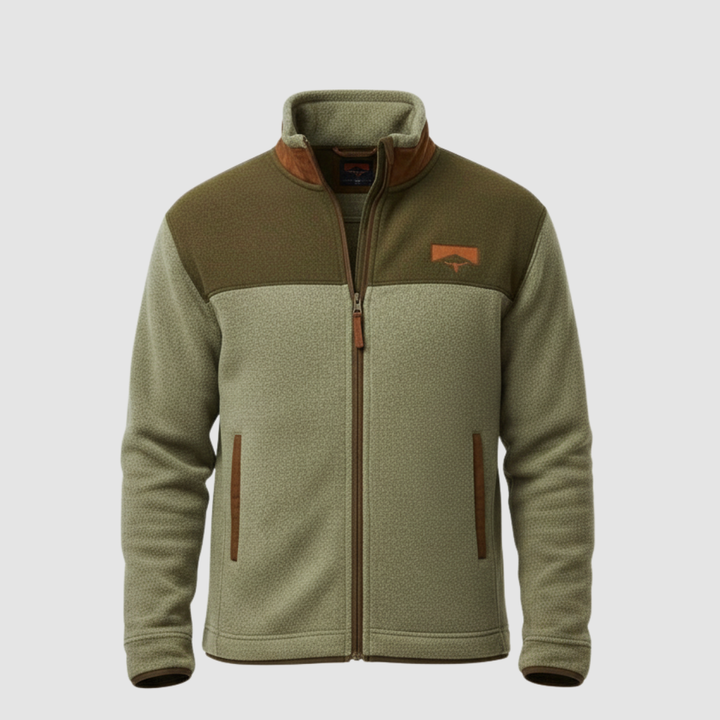 Nele | Veste zippée en polaire bicolore