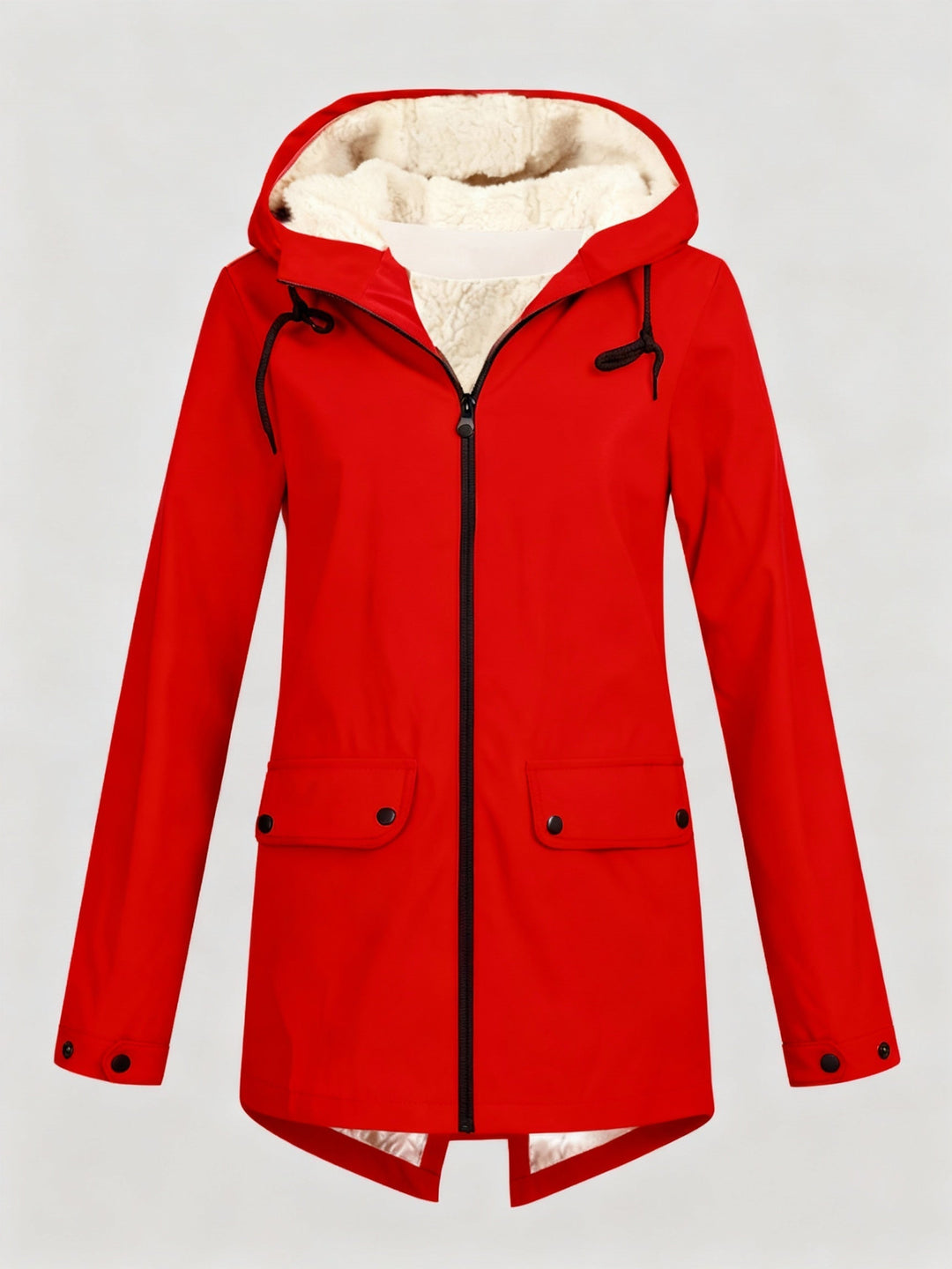 Nora | Parka con capucha e interior afelpado