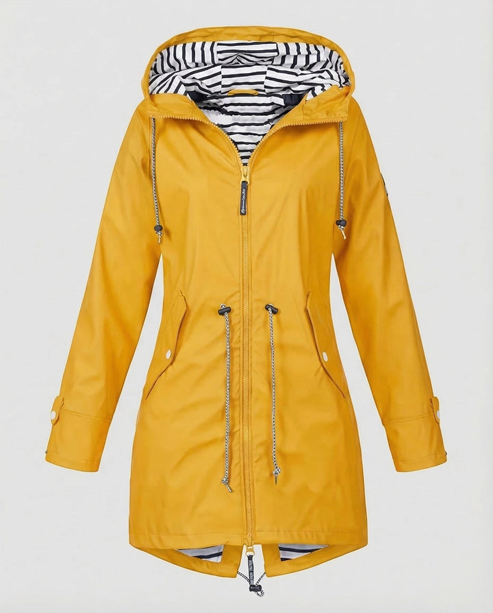 Liora | Parka larga con capucha y cremallera