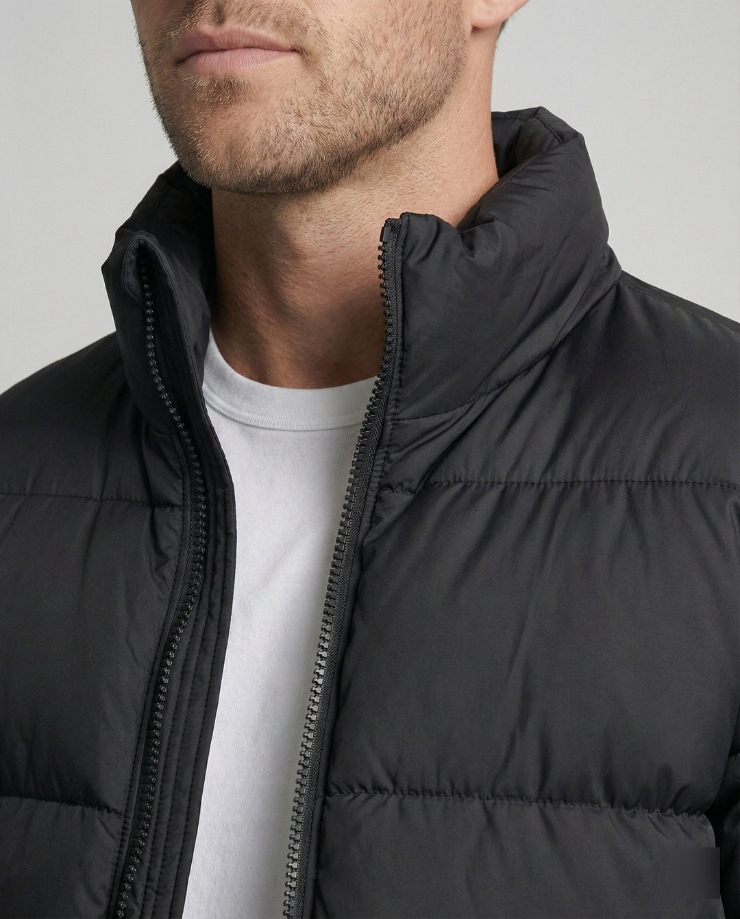 Niklas | Veste matelassée zippée à col officier