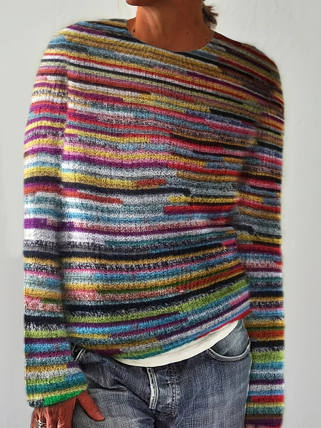Ingrid | Patterned Knit Sweater