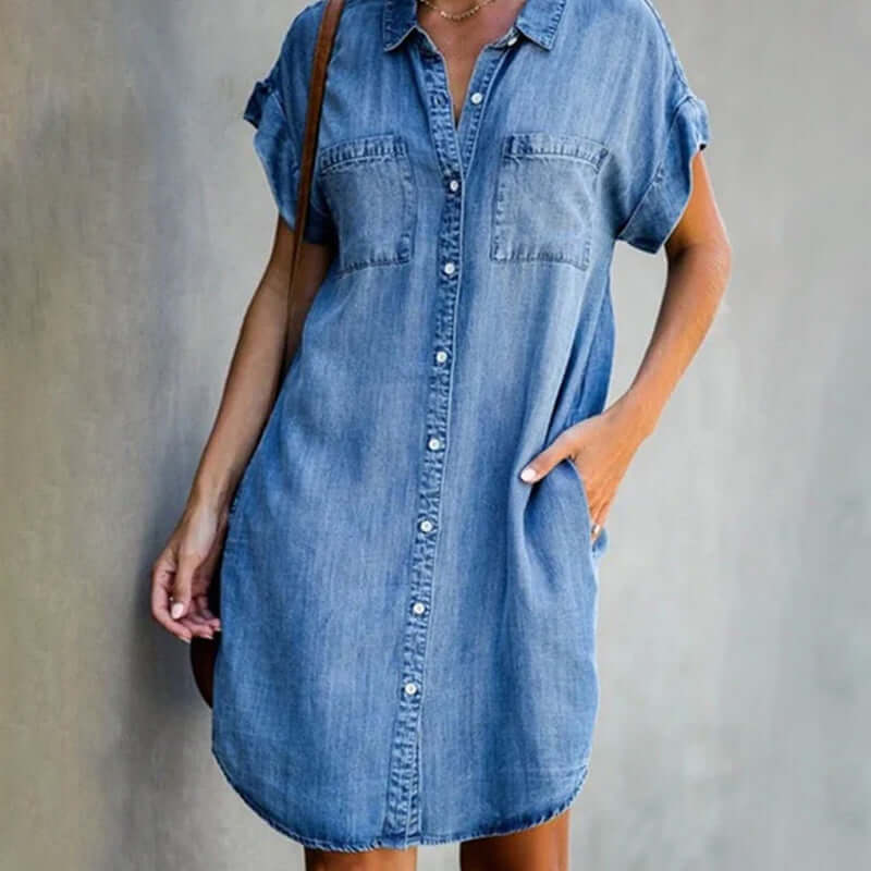 Elegant jeans dress
