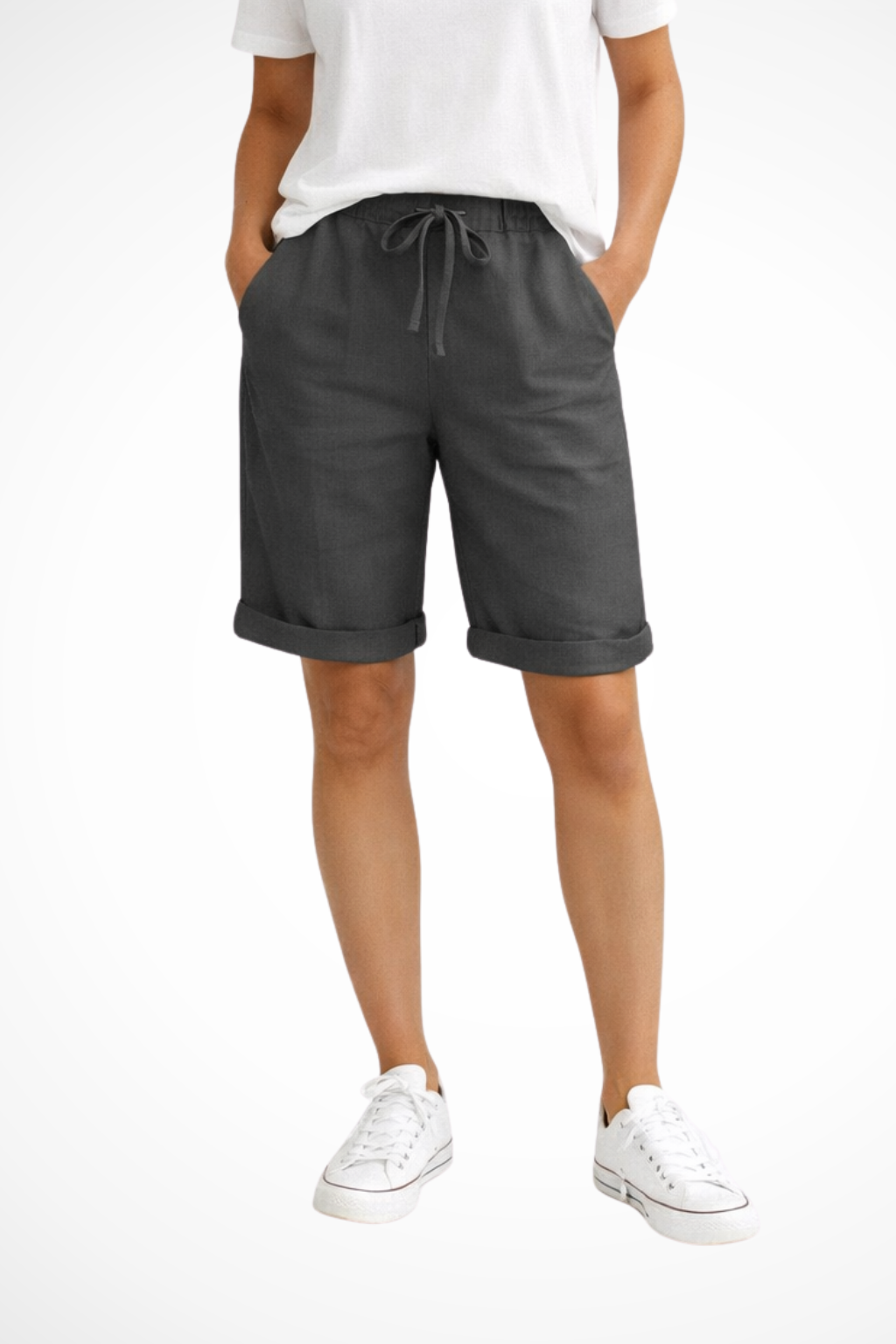 Pantaloni Capri in Lino