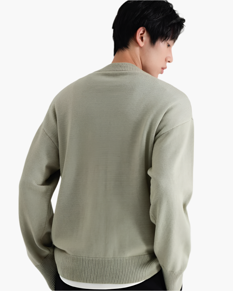 100% Premium Wool High Neck Sweater | Comfort and Elegance