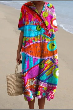 Diany™ | Mediterranean Bohemian Dress