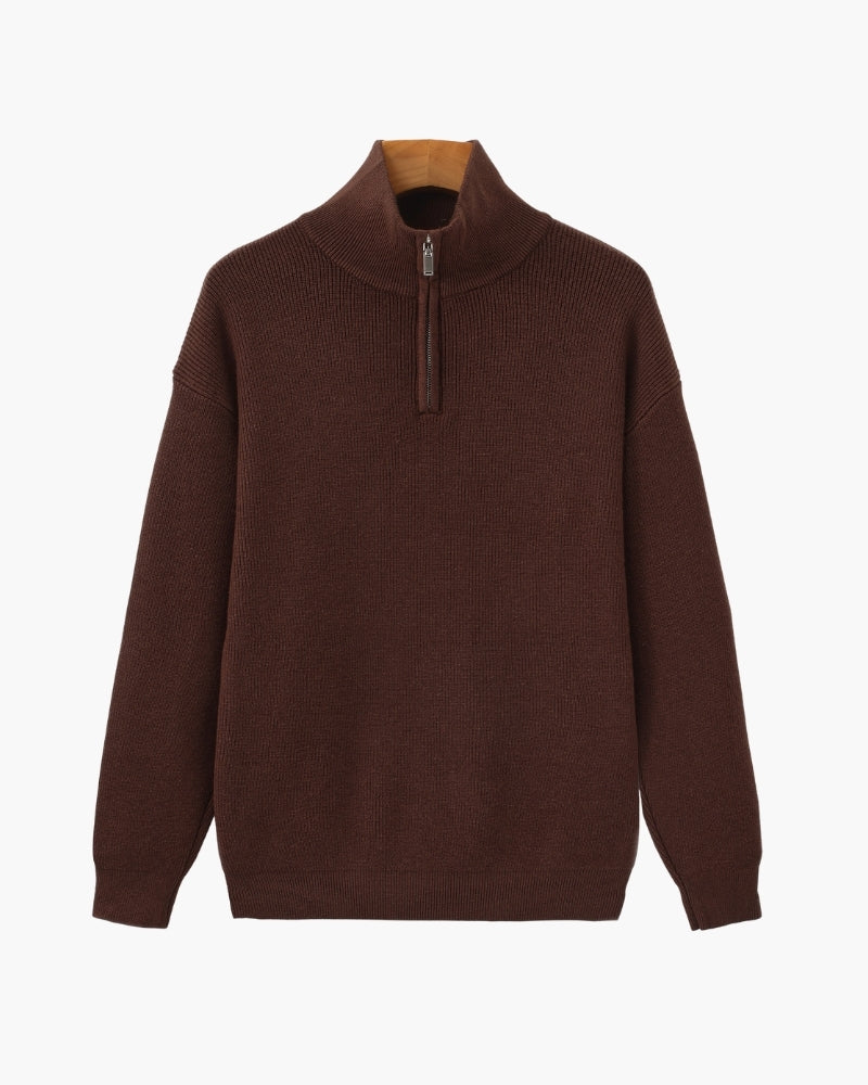 Camisola técnica com meio fecho | Camisa estruturada