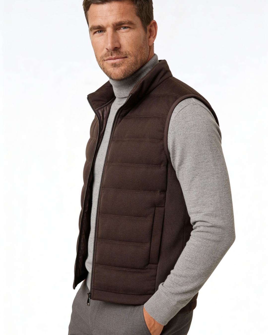 Herren-Daunenweste | Leichte Wärme und vielseitiger Stil zum Lagenlook