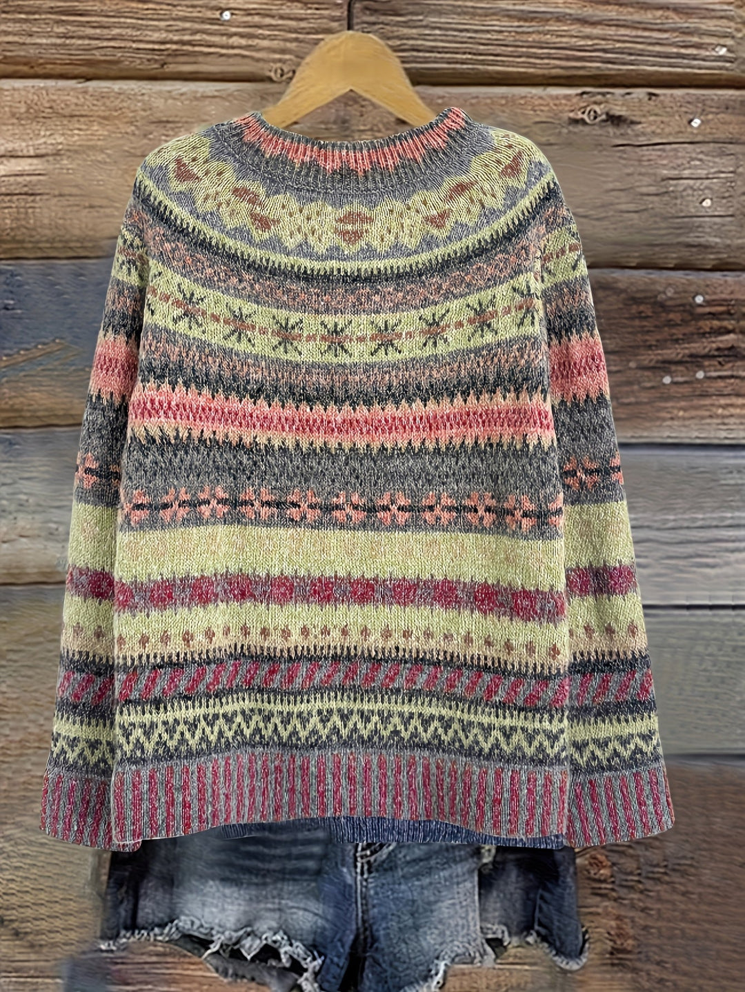 Lidia | Patterned Knit Sweater