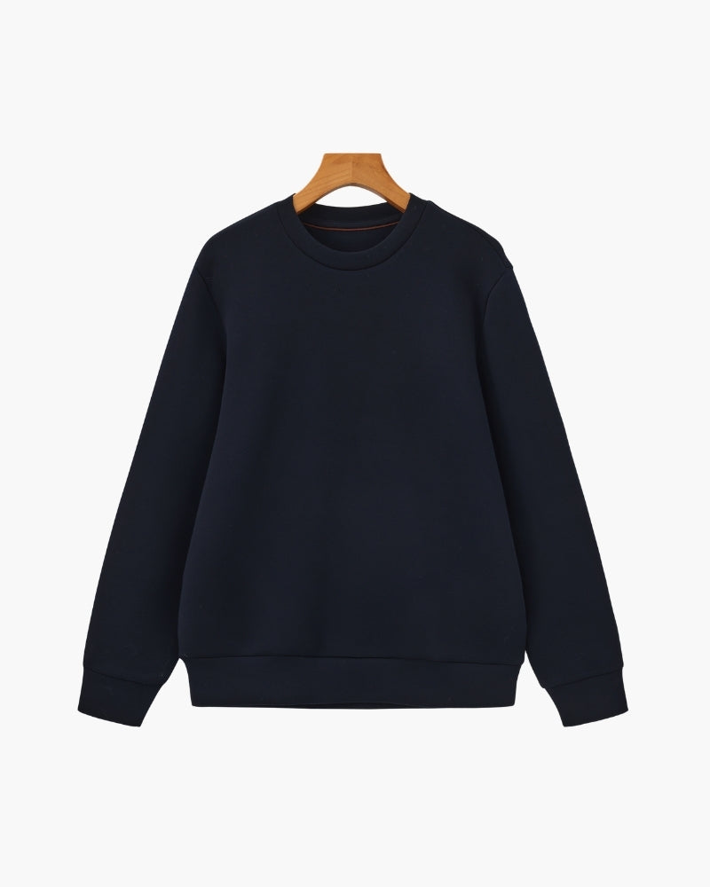 Sweatshirt de mistura de modal e algodão | Conforto para o dia a dia