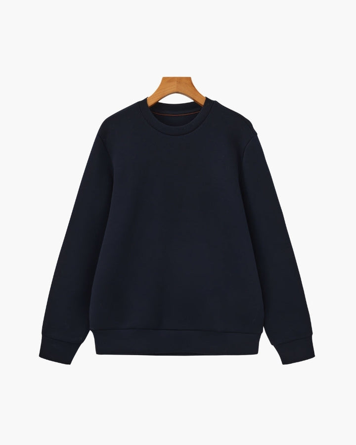 Sweatshirt de mistura de modal e algodão | Conforto para o dia a dia