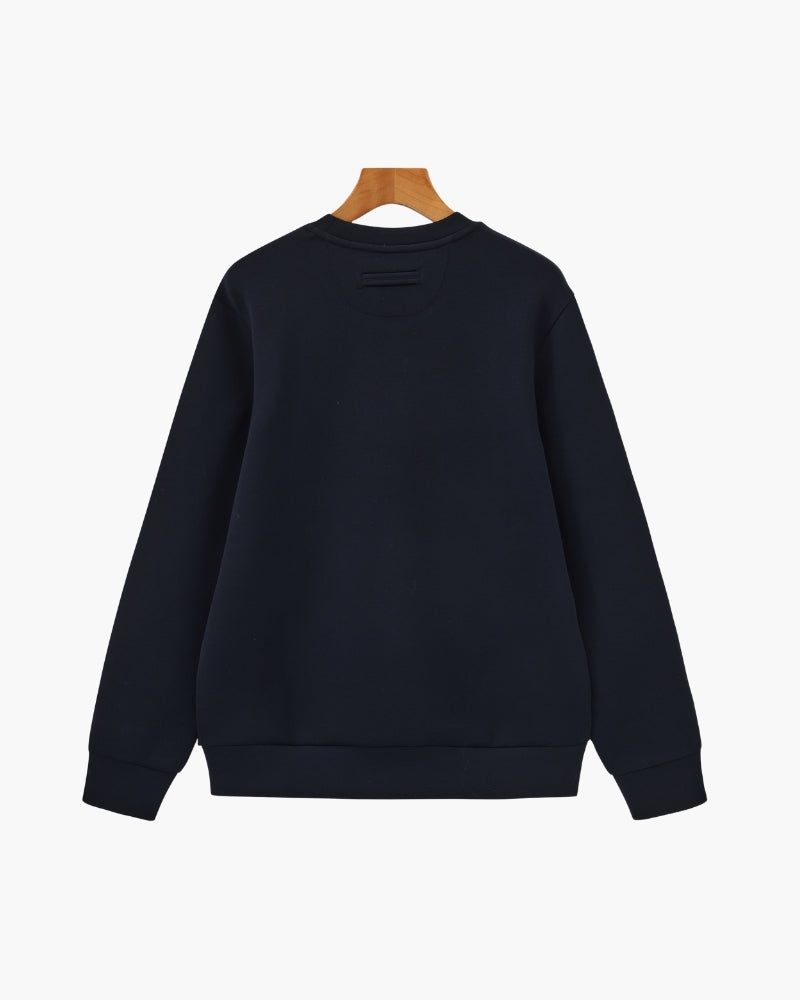 Sweatshirt de mistura de modal e algodão | Conforto para o dia a dia