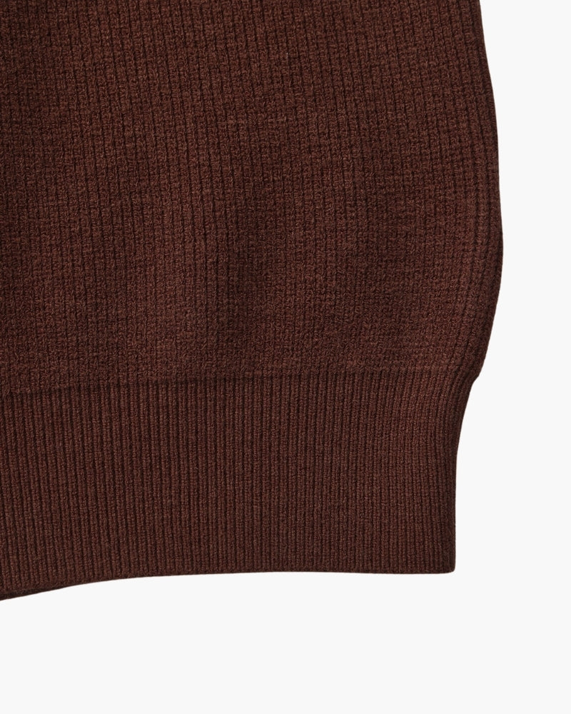 Camisola técnica com meio fecho | Camisa estruturada
