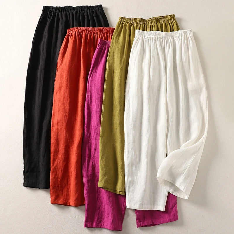 Amalia™ — Flowing cotton and linen pants