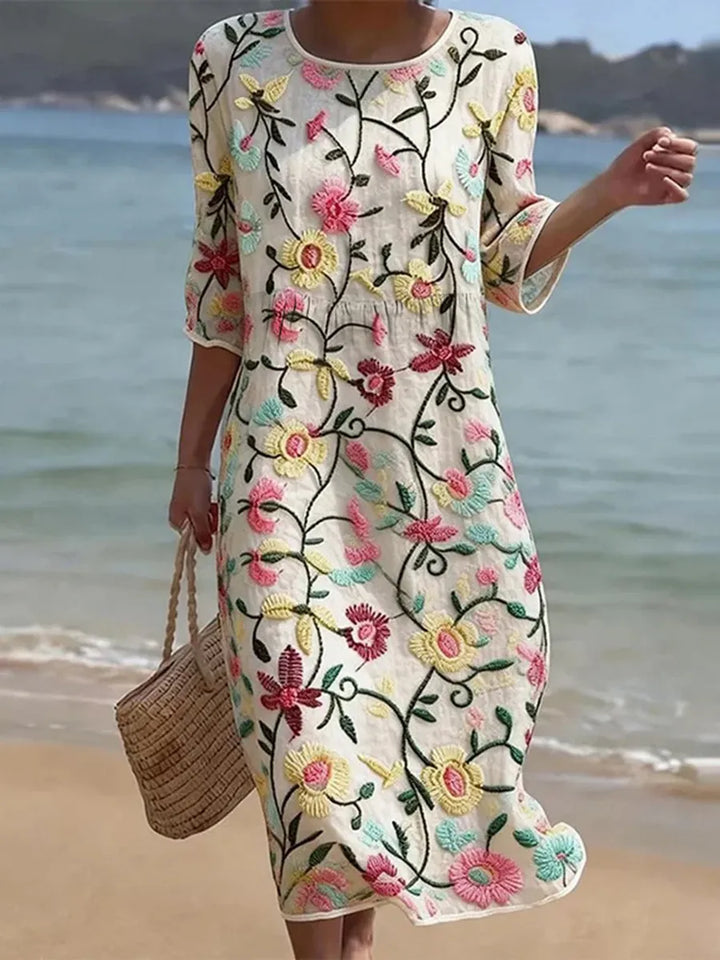 Raquel | Vestido vintage bordado