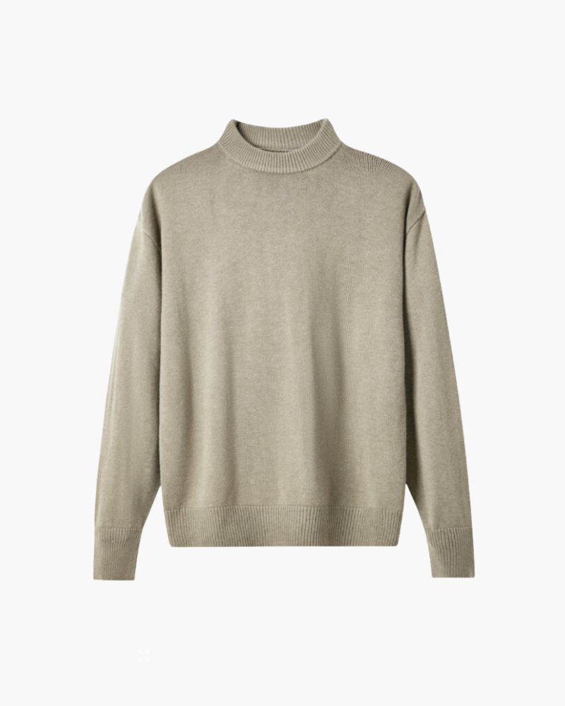 100% Premium Wool High Neck Sweater | Comfort and Elegance
