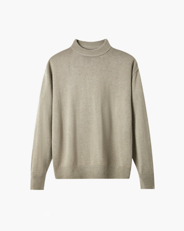 100% Premium Wool High Neck Sweater | Comfort and Elegance