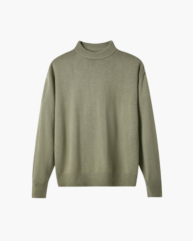 100% Premium Wool High Neck Sweater | Comfort and Elegance