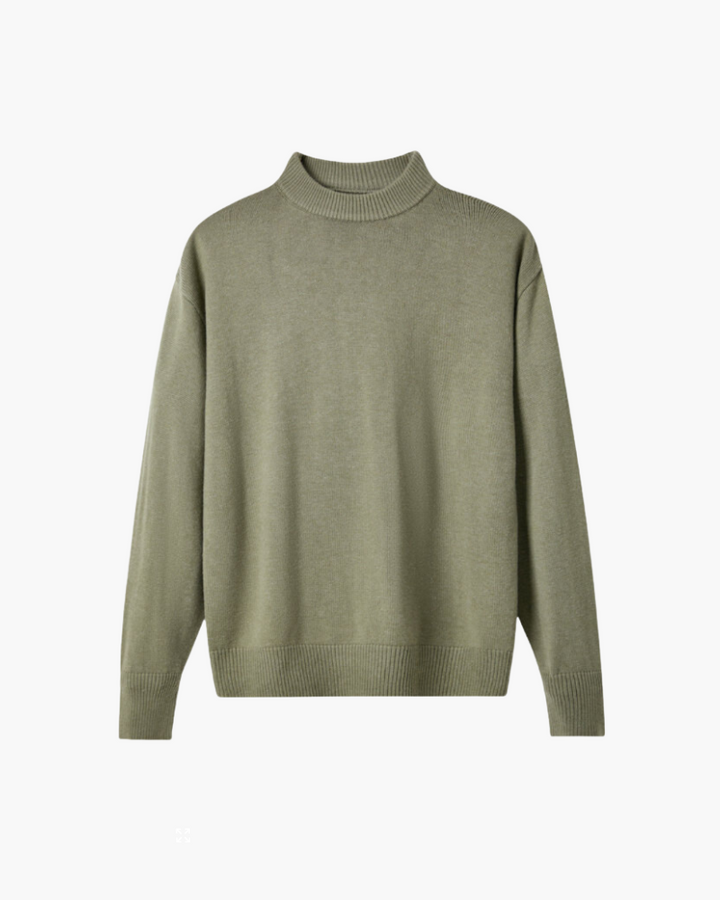 100% Premium Wool High Neck Sweater | Comfort and Elegance