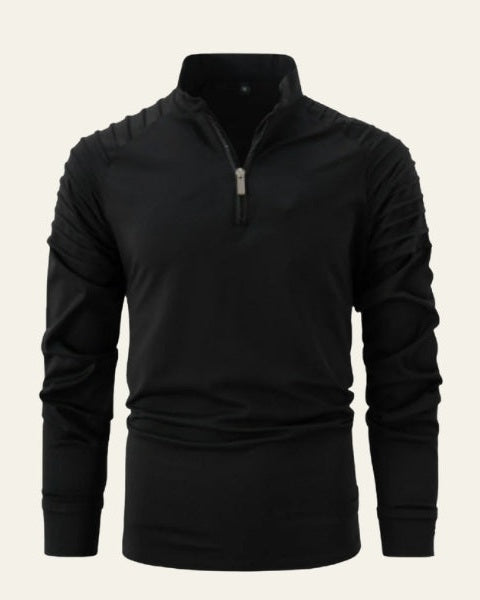 Jersey de media cremallera frontal para hombre | Comodidad diaria y versatilidad contemporánea