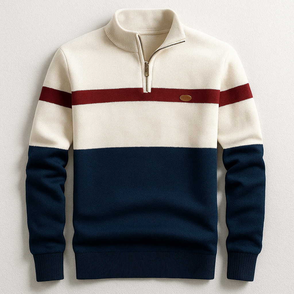 Zip Neck Sweater | Comfort and Modern Style