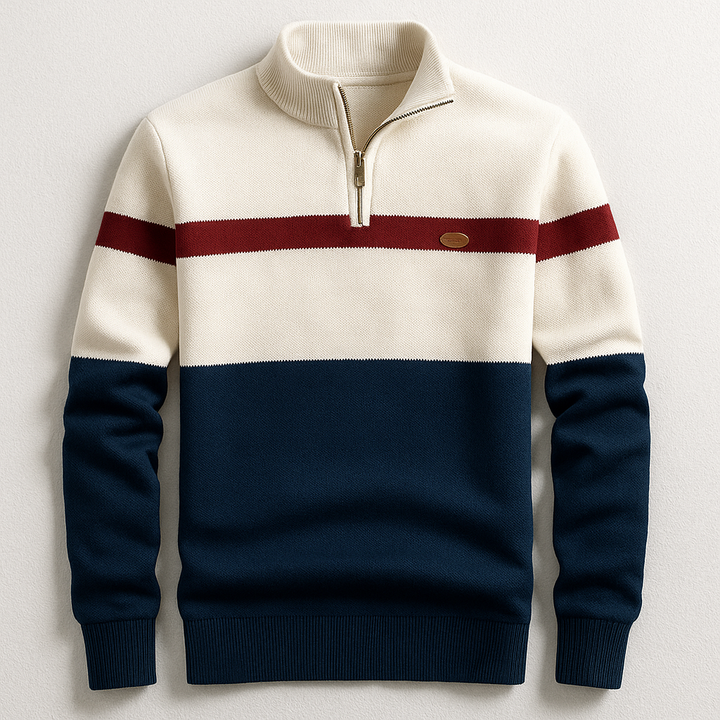 Zip Neck Sweater | Comfort and Modern Style