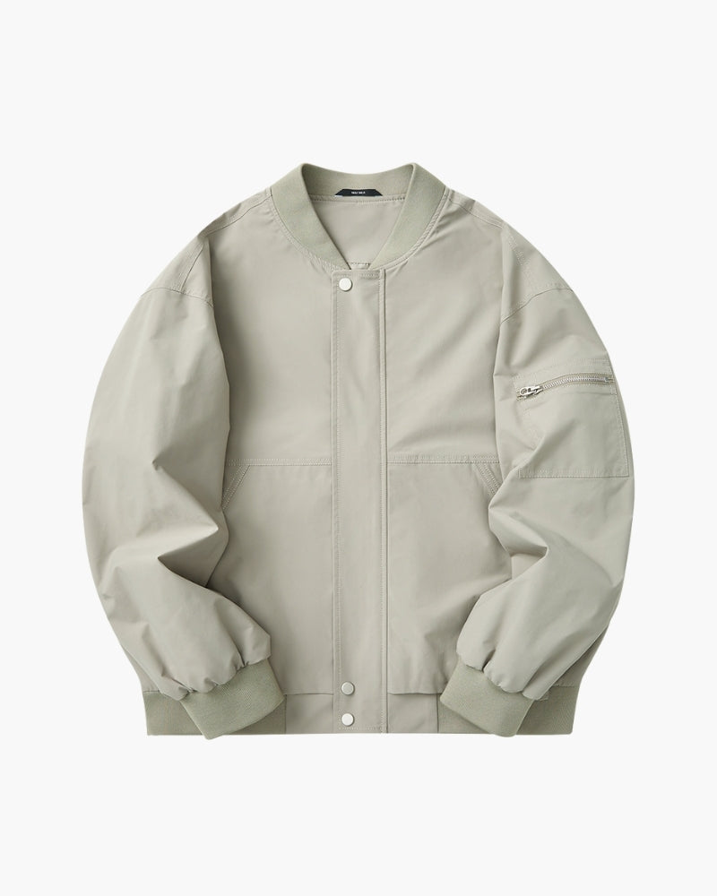 Giacca Bomber Minimalista | Essential Style and Everyday Comfort