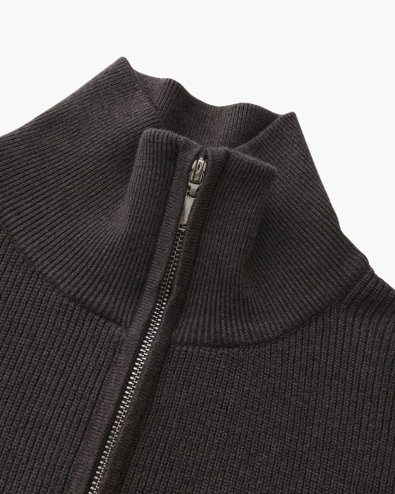 Camisola técnica com meio fecho | Camisa estruturada