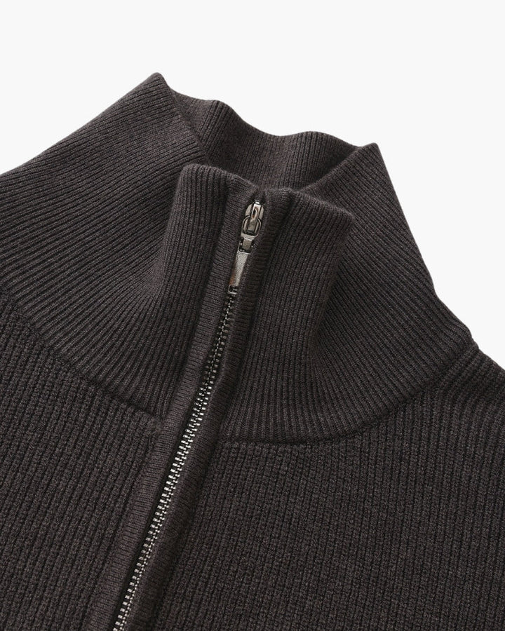 Camisola técnica com meio fecho | Camisa estruturada