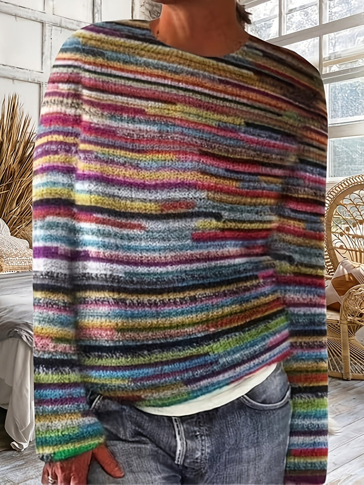 Ingrid | Patterned Knit Sweater