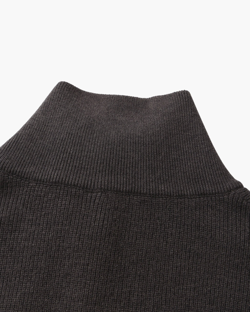 Camisola técnica com meio fecho | Camisa estruturada