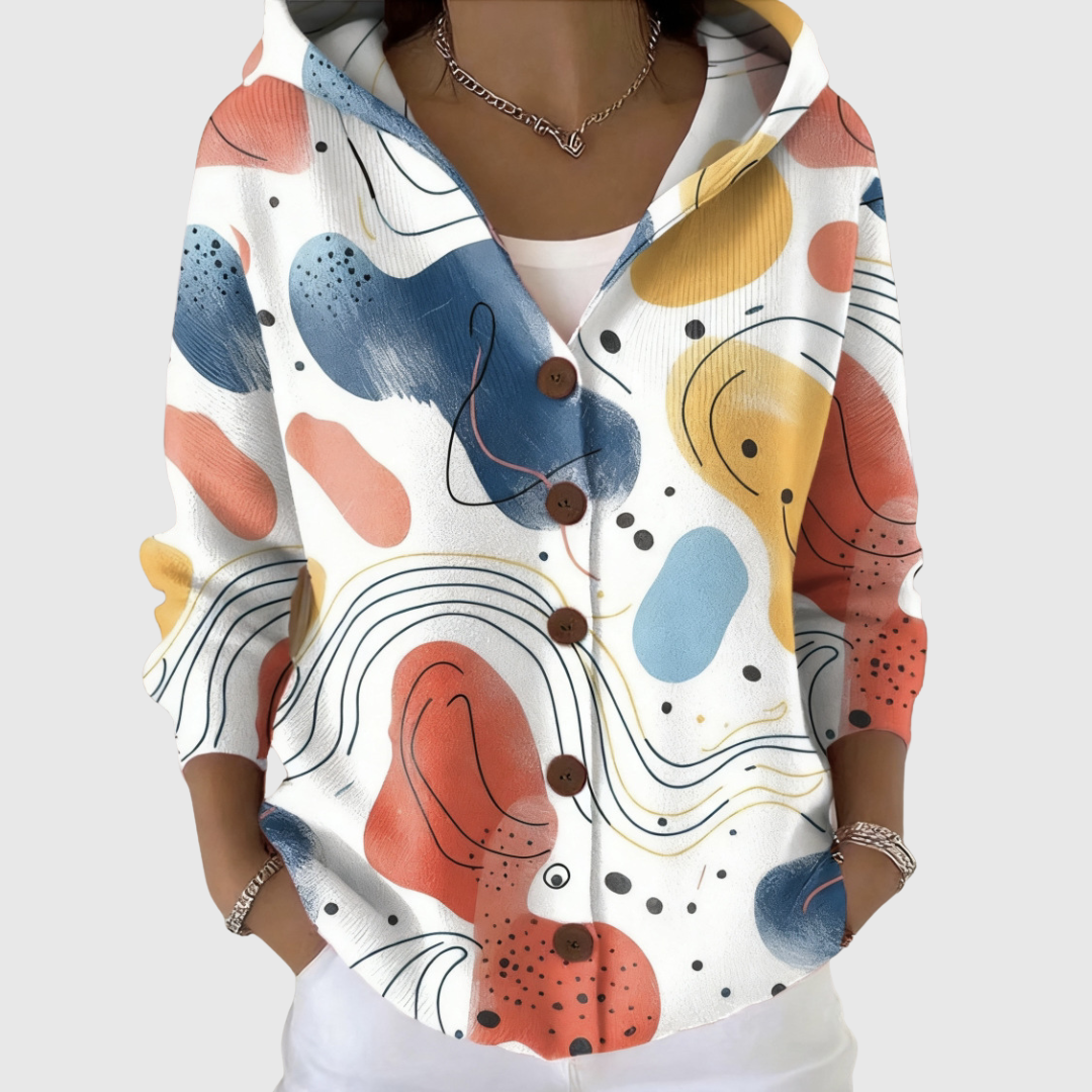 Stella | Knit Jacket with Hood