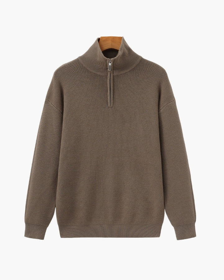 Camisola técnica com meio fecho | Camisa estruturada