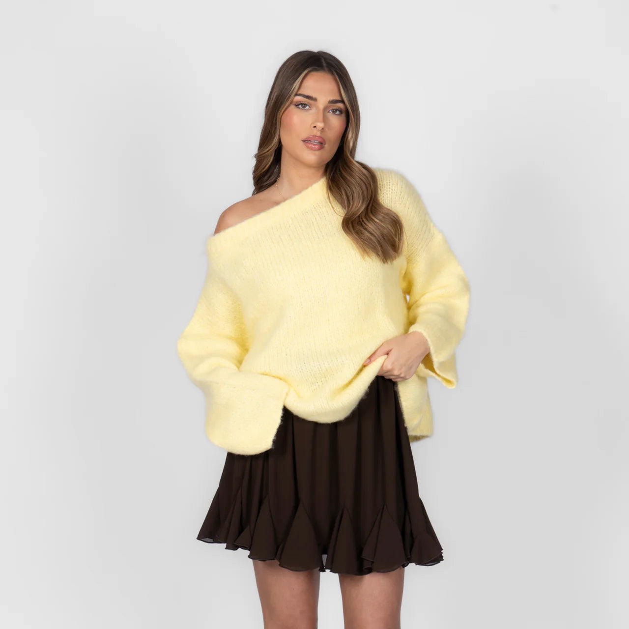 Jersey Off-Shoulder súper suave
