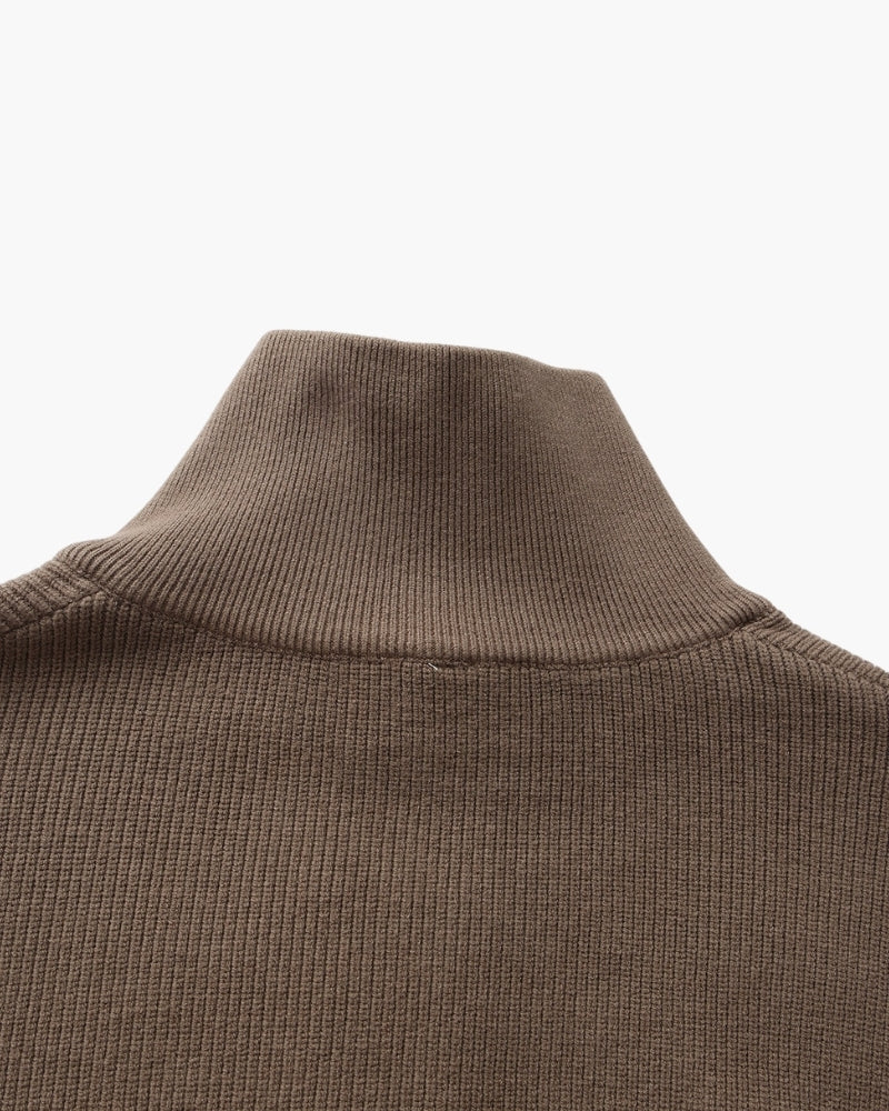 Camisola técnica com meio fecho | Camisa estruturada
