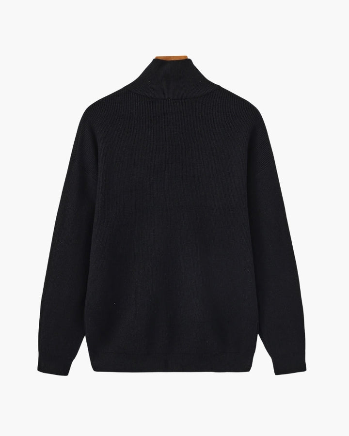 Camisola técnica com meio fecho | Camisa estruturada
