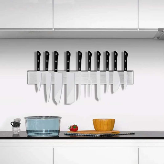 Magnetische Messerleiste aus Edelstahl – 40/50 cm