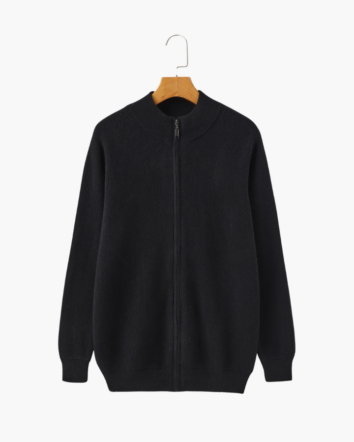 Elegant Zip Up Sweater | Everyday Comfort and Clean Style