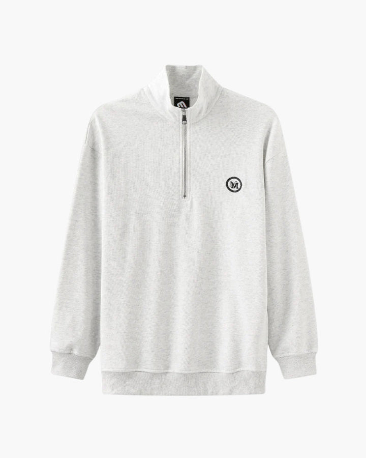 Sudadera de algodón con cremallera | Comodidad diaria y corte regular